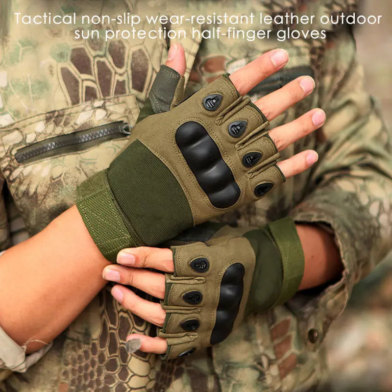 Tactical Half Finger Riding Gloves