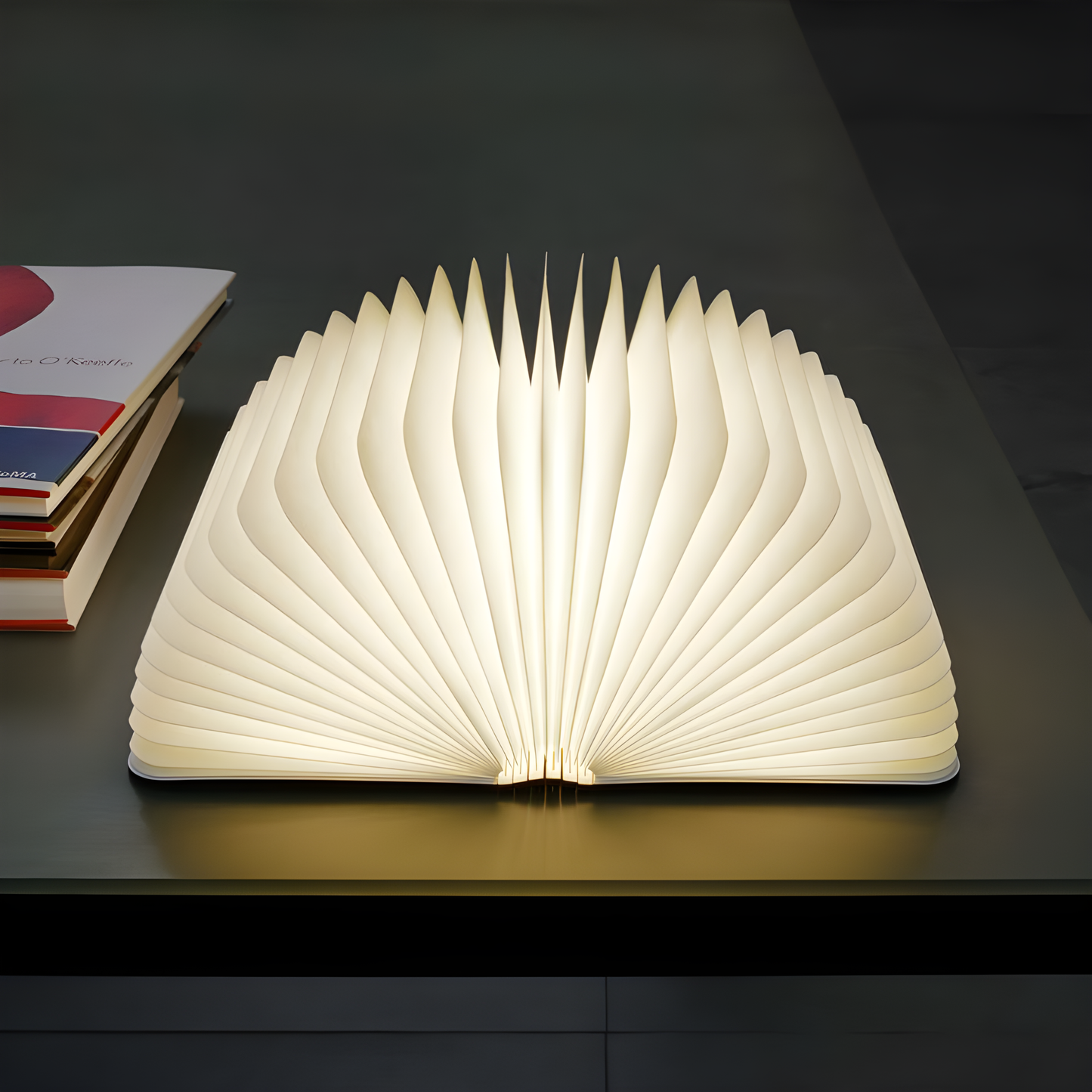 Foldable Wooden Book Lamp