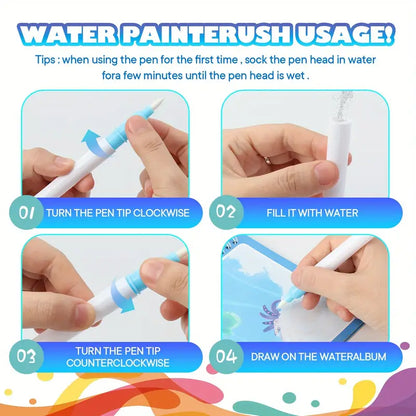 Reusable Magic Water Quick Dry Book