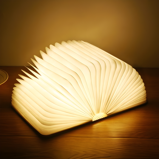 Foldable Wooden Book Lamp