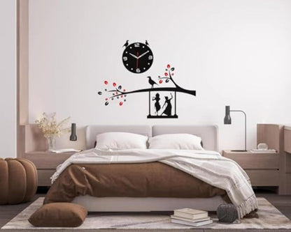 Radhe Krishna Wall Clock