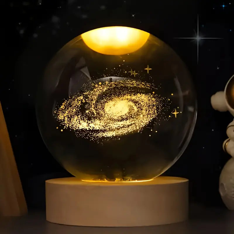 3D Crystal Ball Night Lamp