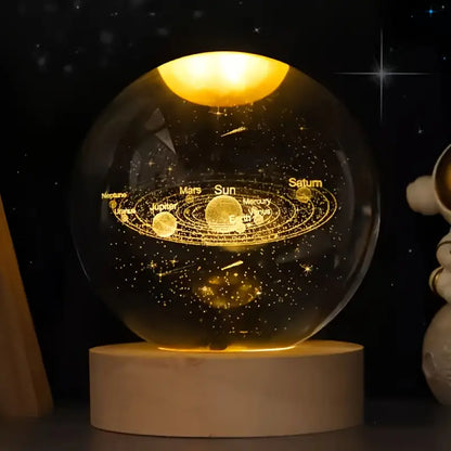 3D Crystal Ball Night Lamp