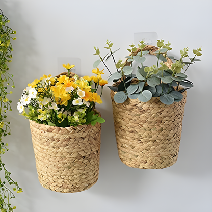 Handwoven Hanging Baskets