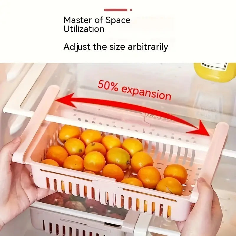 Adjustable Refrigerator Basket Set