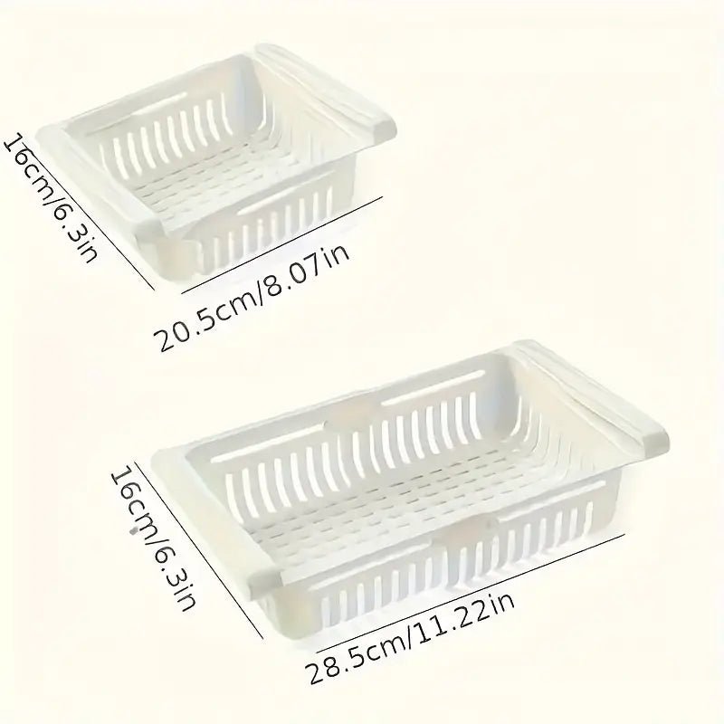 Adjustable Refrigerator Basket Set