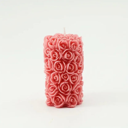 Rose-Themed Scented Candles