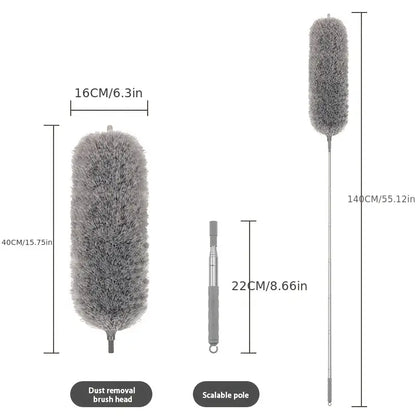 Microfiber Feather Duster - Bendable & Extendable