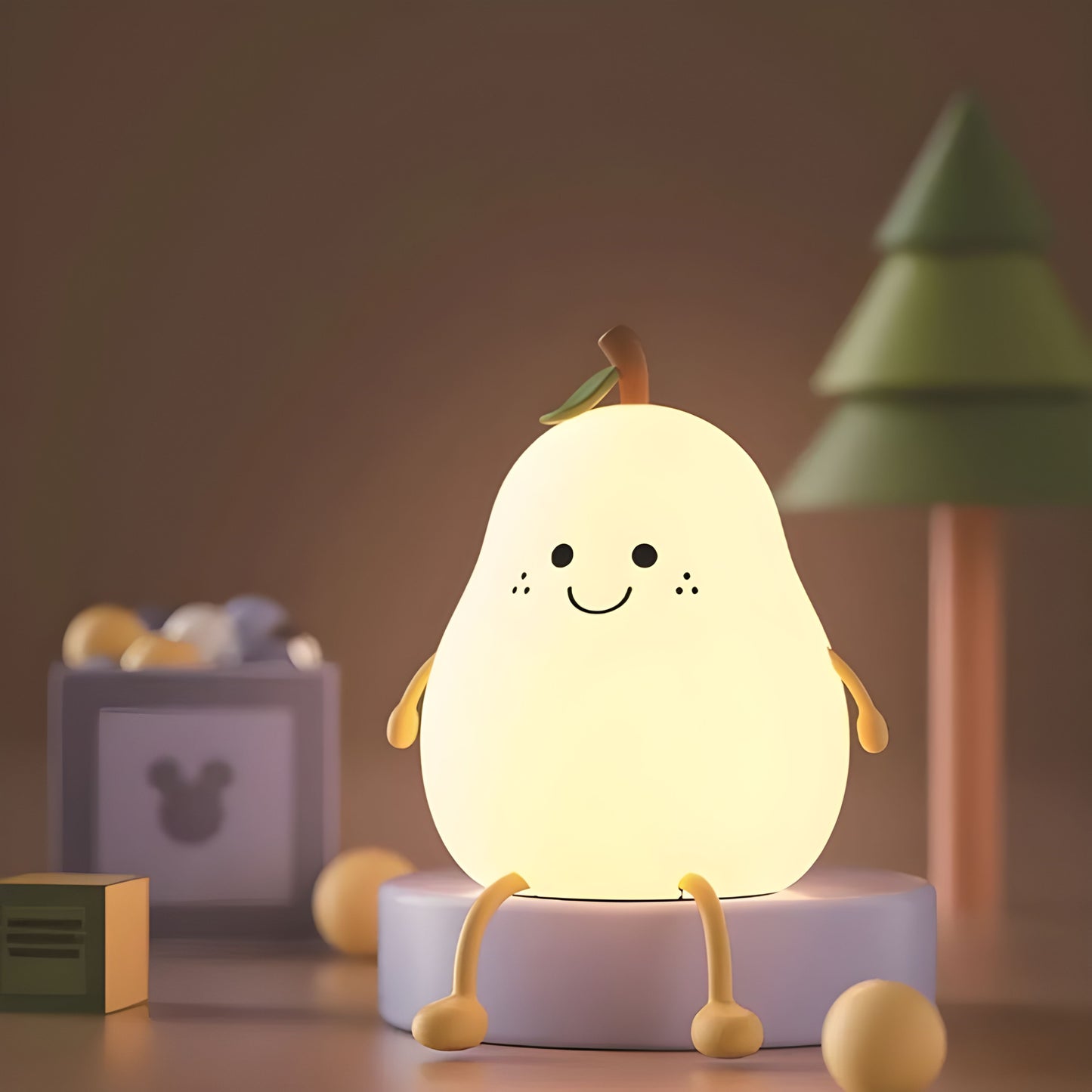 Cute Pear LED Night Lamp