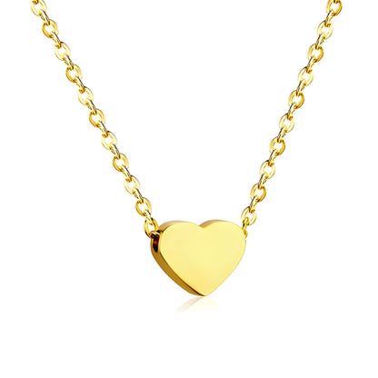 Heart's Embrace Gold Necklace Set