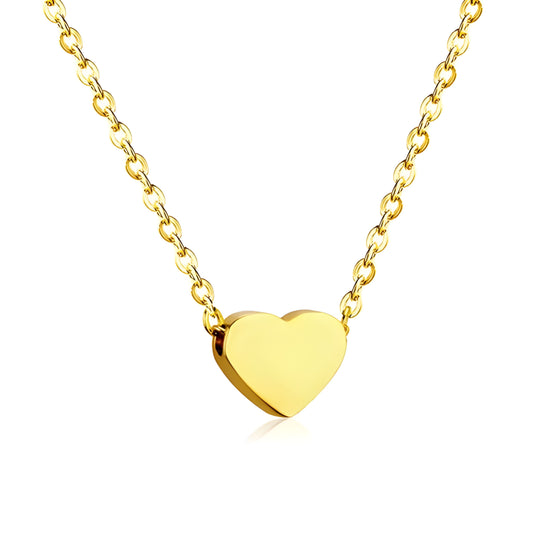 Heart's Embrace Gold Necklace Set