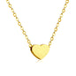 Heart's Embrace Gold Necklace Set