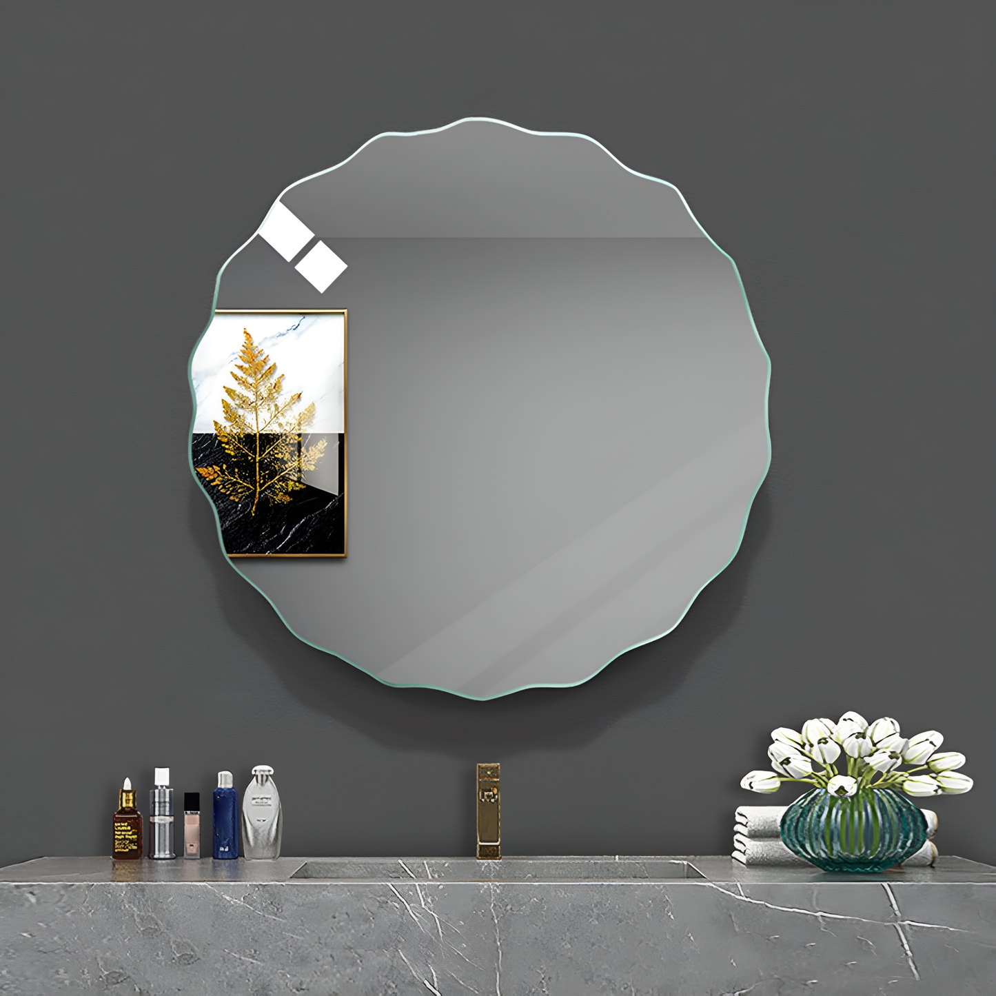 Irregular Scandinavian Wall Mirror 🪞✨