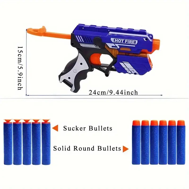 Nerf-Style Dart Blaster Gun