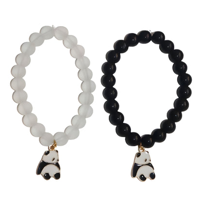 Panda Harmony Crystal Bracelet Set