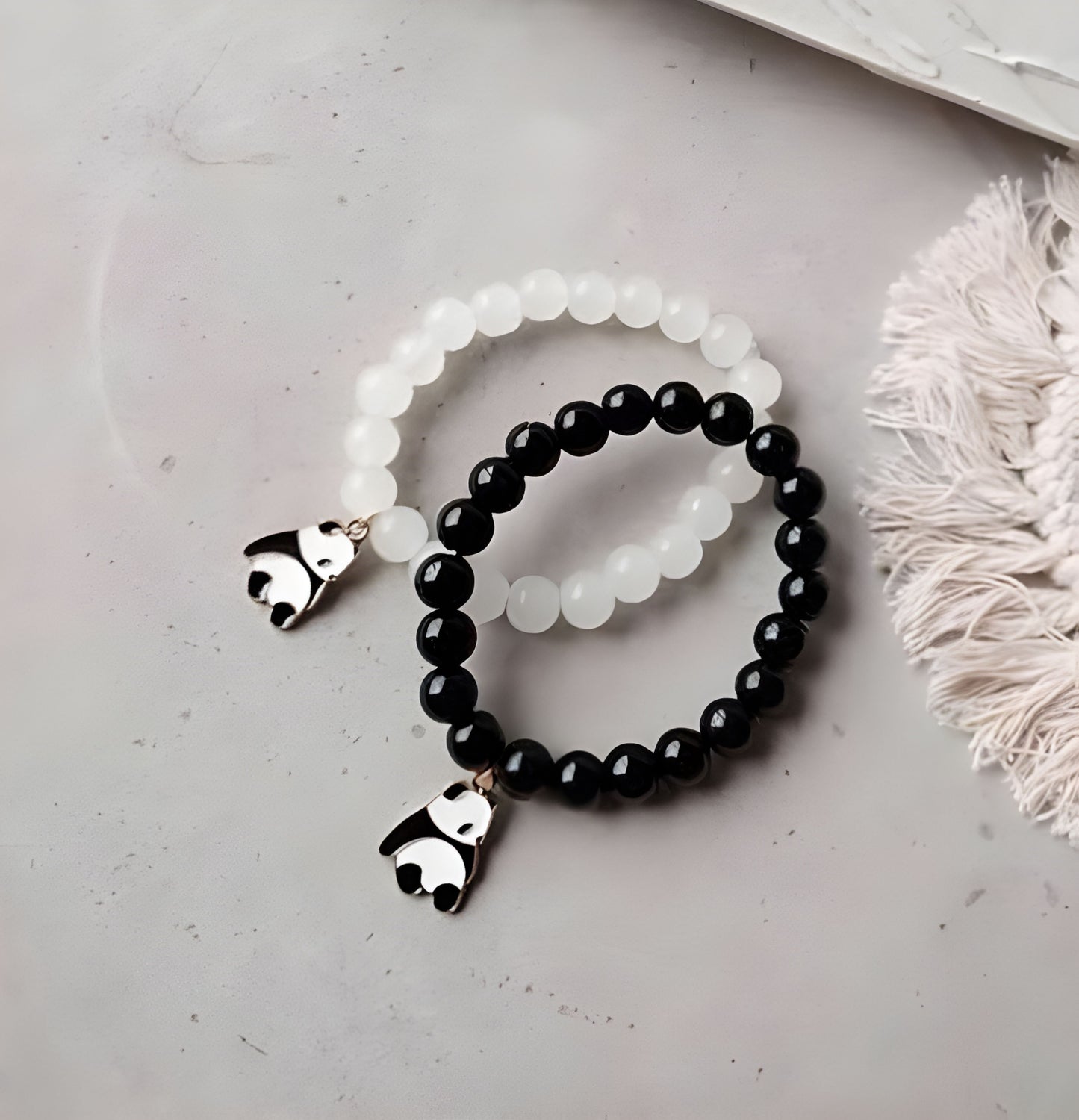 Panda Harmony Crystal Bracelet Set