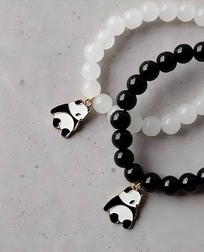 Panda Harmony Crystal Bracelet Set