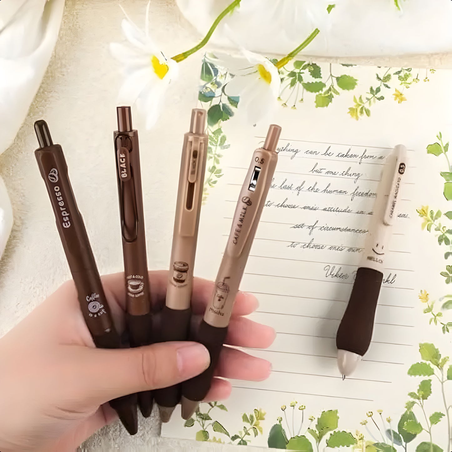 ☕ Coffee-Inspired Gel Pens