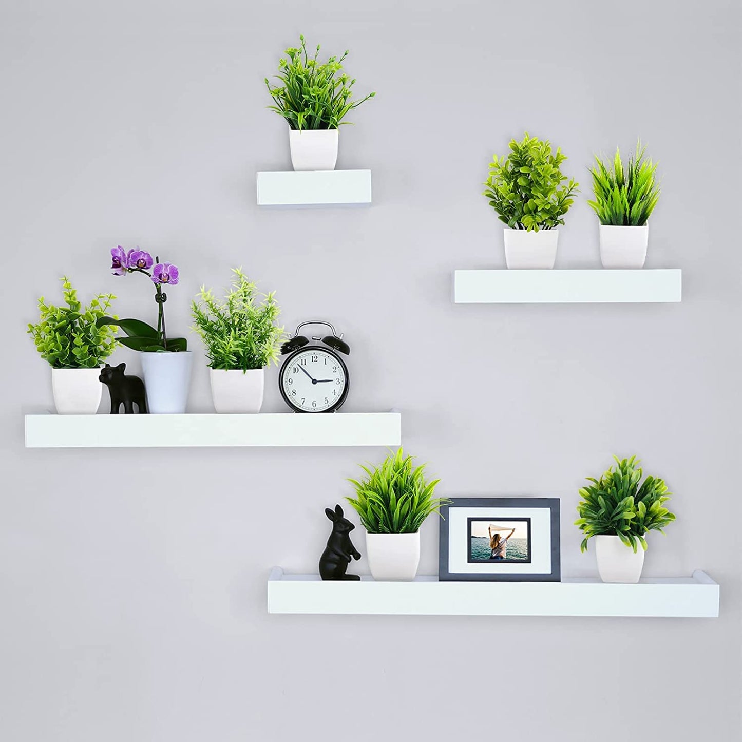 Artificial Indoor Plant Decor - Combo of 8 Plants