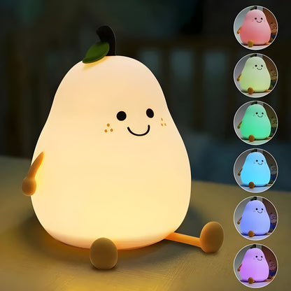 Cute Pear LED Night Lamp