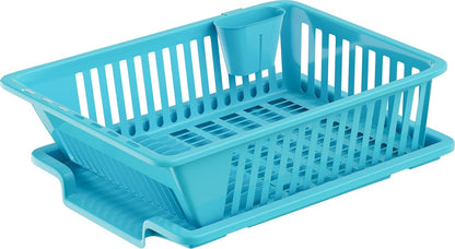 Quick Dry Basket Drainer with Automatic Water Drain Tray