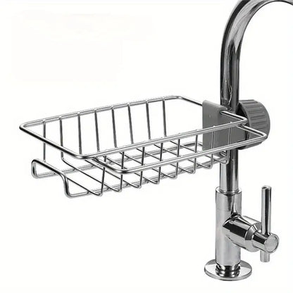 Sink Faucet Shelf - Stainless Steel Drain Rack