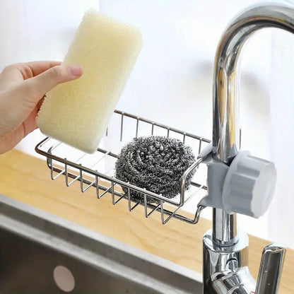 Sink Faucet Shelf - Stainless Steel Drain Rack