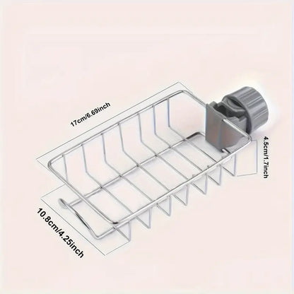 Sink Faucet Shelf - Stainless Steel Drain Rack