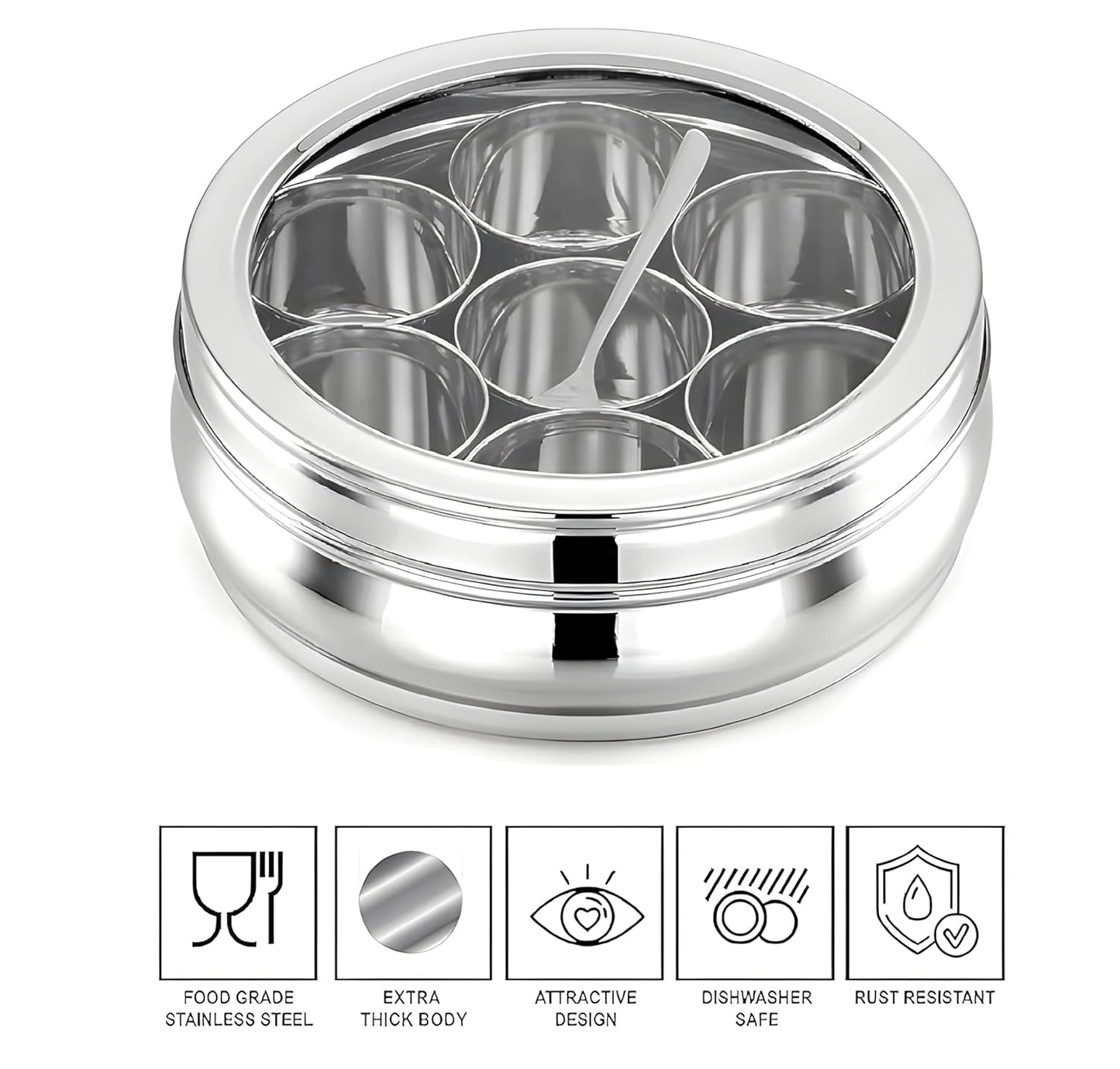 Stainless Steel Spice Container Set