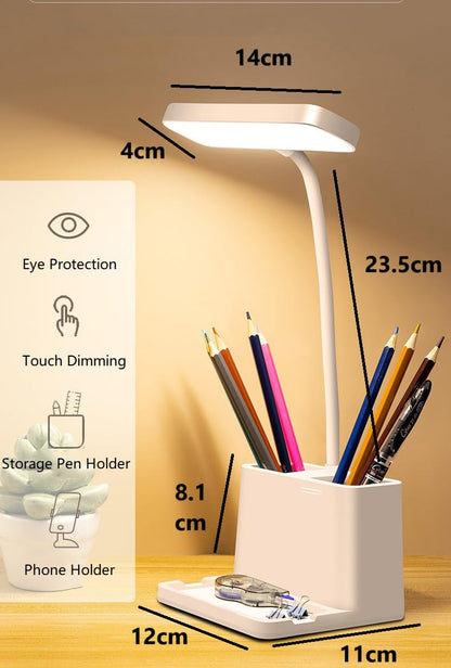 LED Desk Lamp with Mobile & Stationary Holder