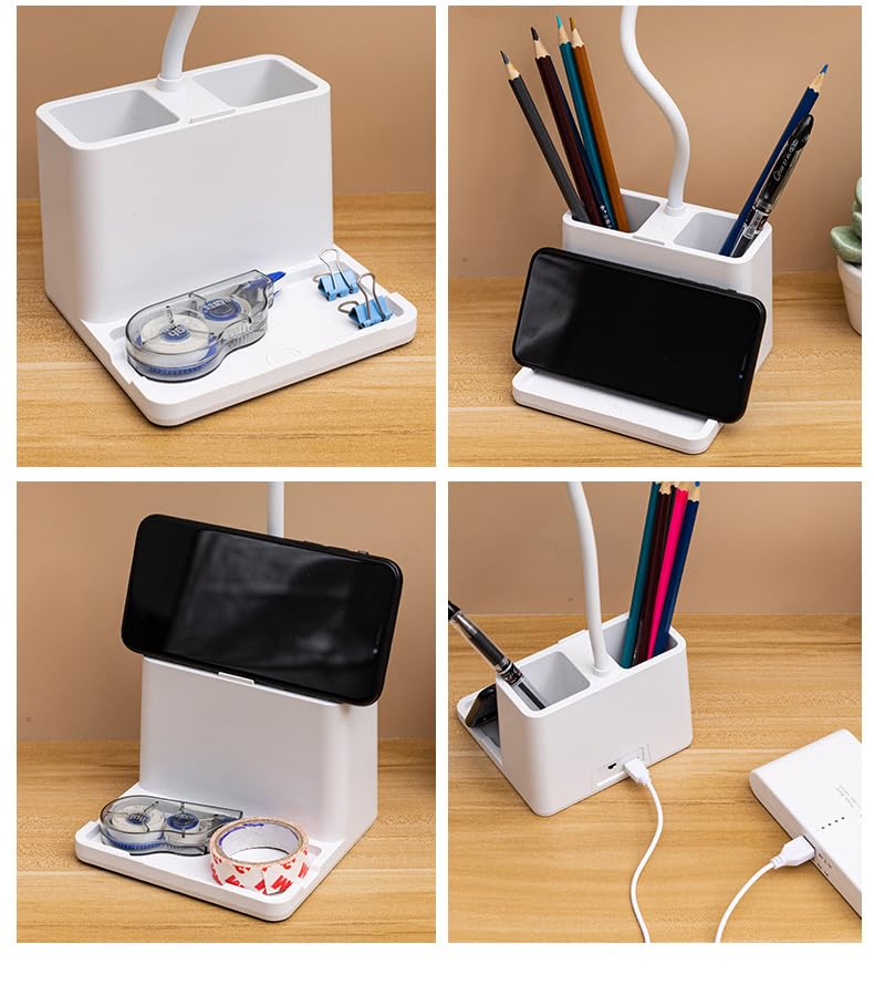 LED Desk Lamp with Mobile & Stationary Holder