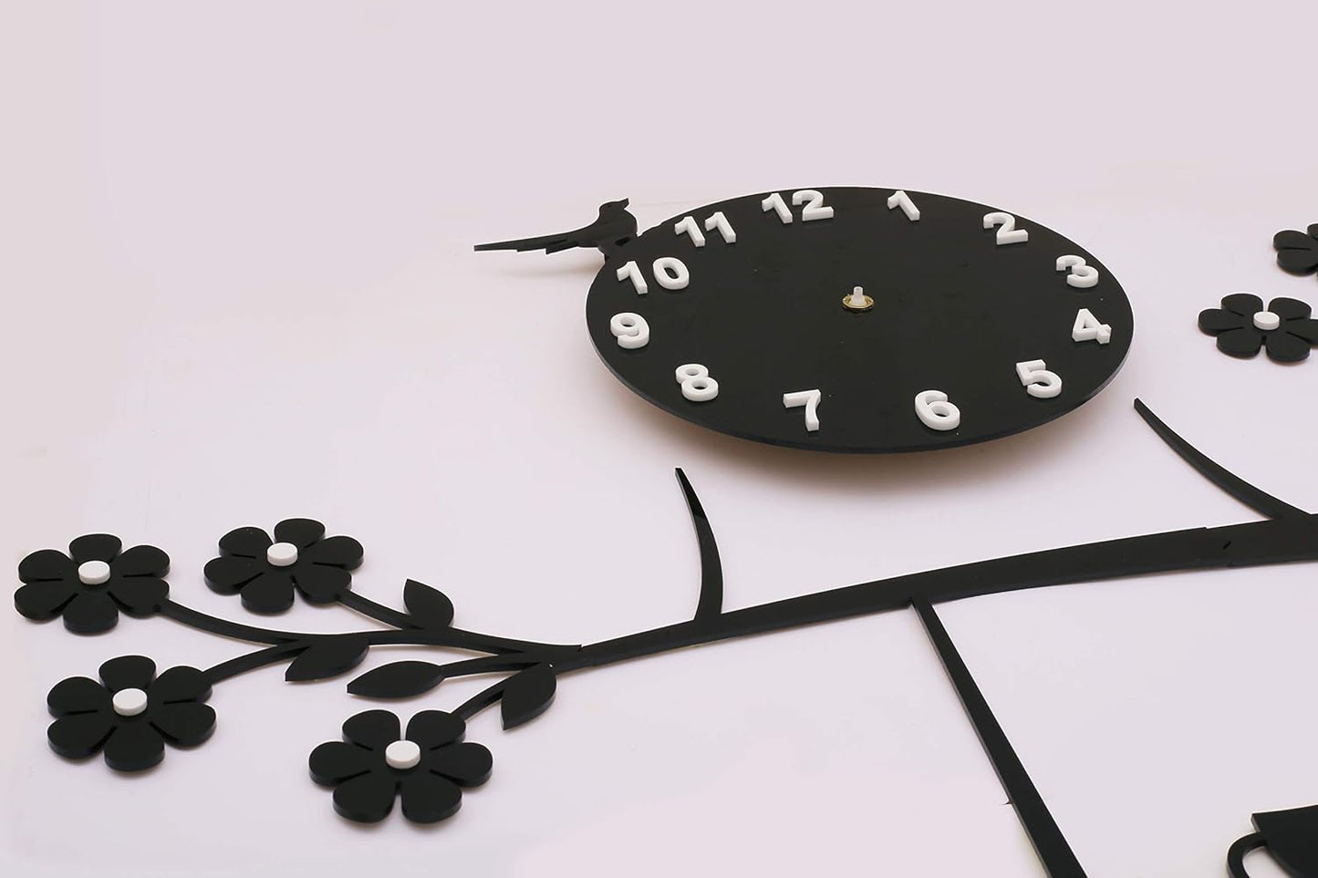 Tree Flower Wall Clock